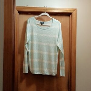 3Piece GbyGuiliana Sweater and Tank Tops. Sea foam Green/lt.cream Size L